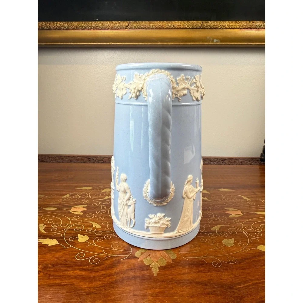 Vintage Wedgwood Queen's Ware Pitcher 7